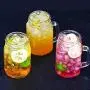 Maredash 8 Pack Mason Jars With Handle Lids with Chalkboard Labels and Tin Lids 16 OZ For Favors Maredash 8 Pack Mason Jars With Handle Lids with Chalkboard Labels and Tin Lids 16 OZ For Favors