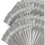 100 Stück Versiegelbare Mylar-Bags, Steh-Auf-Beutel, Robust, Klare Silberfront mit Aluminiumfolienrückseite, Geruchsversiegelnde Beutel zur Lebensmittelaufbewahrung, 3,5 Zoll x 5,9 Zoll