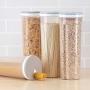 Plastic Kitchen Square Food Storage Containers Canister Grain Storage Tanks Food Storage Jar Airtight Food Storage Containers-changbeizi