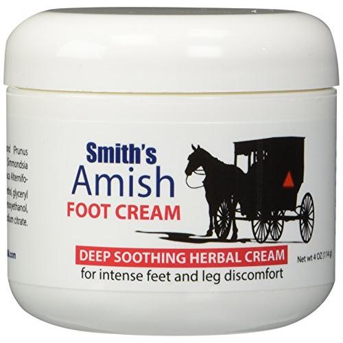Smiths Amish Foot Cream Deep soothing herbal cream for intense foot and leg discomfort including burning, cramping & restlessness sensations