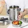 Food Jar Keep Food Warm Container Thermal Insulation Storage Lunch Box Stainless Steel Vacuum Flask Thermo Pot,1.6L Food Jar Keep Food Warm Container Thermal Insulation Storage Lunch Box Stainless Steel Vacuum Flask Thermo Pot,1.6L