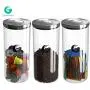 Kaffee Gator Glas Aufbewahrungskaraffe – Präsentationsglas für Kaffeebohnen und -gemahlene Kaffeebohnen mit Pop and Lock Deckel – 45 oz, 35 Nespresso Pods (Glas)