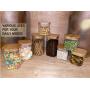 SARjar Glass Jar Glass Jars Glass Candy Jars Kitchen Jars Airtight Glass Jar Coffee Jar Sugar Jar Tea Jar Pasta Jar Cookie Jar Set of 3 Jars with Lids Glass Jars with Bamboo Lids Glass Canister