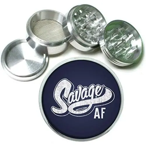 Mélangeur à Herbes/Tabac en Aluminium Savage AF Mélangeur à Herbes/Tabac en Aluminium Savage AF