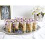 Round Cylinder Apothecary Glass jar with locking lid clamp closure (24)