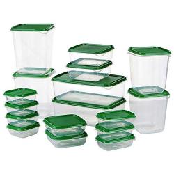 WYP 17Pcs/Set Keep Fresh Food Storage Box Refrigerator Food Container Sealed Crisper Kitchen Organizer Grains Beans Storage Jar Tank