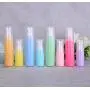 6er Set 30 ml 1 OZ Leere Macaron Farbige Plastik-Lotion-Behälter mit Pumpen, Wiederbefüllbar, Tragbar, Robust, Kosmetikbehälter, Shampoo, Duschgel, Conditioner für Reisen und den täglichen Gebrauch, Farbe zufällig