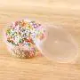 Toyvian 50pcs 20g Slime Storage Containers Plastic Small Cup with Cover