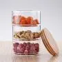 HIZLJJ Stackable 200ml 3-layer Food Storage Containers with Airtight Lid, Glass Storage Jar for Pasta, Tea, Coffee, Cookies, Snacks (Color : Style B) HIZLJJ Stackable 200ml 3-layer Food Storage Containers with Airtight Lid, Glass Storage Jar for Pasta, Tea, Coffee, Cookies, Snacks (Color : Style B)