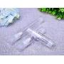 6PCS Transparent Airless BPA Free Pump Bottle Empty Refillable Plastic Vacuum Press Jars Pot Bottle Vial Container For Makeup Foundations Serums Lotion Cream Emulsion Liquid Cosmetic(5ml/0.17oz)