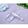 6PCS 10ml/0.34oz Empty Refillable Clear Plastic Airless Vacuum Pump Press Bottle Travel Packing Cream Lotion Bottle Containers Storage Jar Pot Vial For Cosmetic Toiletries Liquid Sample