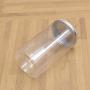 Garneck 1280ml Plastic Empty Sealed Jars Large Capacity Clear Storage Tank Containers with Lid for Food Snacks Candy