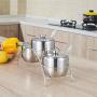 WLIXZ Kitchen Seasoning Containers Set with 3 Serving Spoons, for Spice Jar Salt Pepper Sugar, Storage Organizers