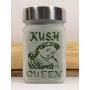 Twisted420Glass Kush Queen Stash Jar - Smell Resistant with Airtight Seal, Perfect Size Xmas Gifts & Herb Storage