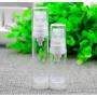 5PCS Clear Empty Portable Plastic Airless Vacuum Pump Cream Cosmetic Toner Lotion Bottle Perfume Jars Container Case For Travel Make Up Skin Care (5ML)