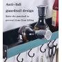 XDD Wall Mount Spice Rack, Wall Mounted Seasoning Organization Bottle Jars Rack Holder, Storage Organizer Shelf, for Kitchen Restaurant,B