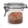 Die Grindstone | 400 ml (14 Oz) PET Kunststoff Kilner Gläser | Runder Klare Acryl Aufbewahrungsgläser | Verschließbare Mason Stil Behältnisse mit Klappverschluss | Mehrere Anwendungen | Luftdichte Verschlussdeckel mit Klickverschluss | Packung mit 4