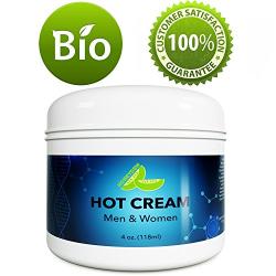 Natural Skin Moisturizer Cellulite Treatment - Anti Aging Skin Care For Women + Men - Body Massage Hot Cream For Butt Thighs + Stomach - Slimming Firming Lotion With Rosemary + Lavender Essential Oil