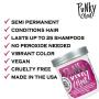 Punky Flamingo Pink Semi Permanent Conditioning Hair Color, Vegan, PPD and Paraben Free, lasts up to 25 washes, 3.5oz
