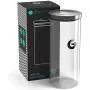 Kaffee Gator Glas Aufbewahrungskaraffe – Präsentationsglas für Kaffeebohnen und -gemahlene Kaffeebohnen mit Pop and Lock Deckel – 45 oz, 35 Nespresso Pods (Glas)