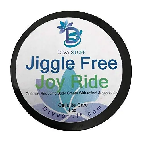 Jiggle Free Joy Ride, Cellulite Cream With 4% Retinol and Genestein, Diva Stuff Jiggle Free Joy Ride, Cellulite Cream With 4% Retinol and Genestein, Diva Stuff