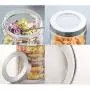 Bocal de Rangement Transparent 4PCS pour Graines/Aliments, Bouchon en Verre Transparent, Boîtes de Rangement 4 Pièces/Ensemble – DELICATEWNN Bocal de Rangement Transparent 4PCS pour Graines/Aliments, Bouchon en Verre Transparent, Boîtes de Rangement 4 Pièces/Ensemble – DELICATEWNN