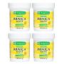 De La Cruz Arnica Salve for Cracked Skin, No Preservatives, Artificial Colors or Fragrances, Allergy-Tested, Made in USA 2 OZ. (4 Jars)