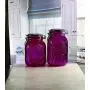 Ensemble de bocaux en verre Circleware Violet Orchard 2 pièces avec couvercle hermétique, 53 oz, 64 oz (7,5”, 8,5”) Ensemble de bocaux en verre Circleware Violet Orchard 2 pièces avec couvercle hermétique, 53 oz, 64 oz (7,5”, 8,5”)