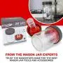 Masontops Jar Safe - Child Proof Herb Container - 2PK - Airtight Storage - Regular Mouth Jar Lock - Stash Bottle Locker Masontops Jar Safe - Child Proof Herb Container - 2PK - Airtight Storage - Regular Mouth Jar Lock - Stash Bottle Locker