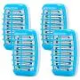 Shootingstar Bug Zapper Indoor Plug in, Indoor Mosquito Killer for Home, Electric Mosquito and Gnat Zapper Trap Lamp Eliminates Flying Pests 4 Pack