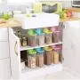 Réservoir de stockage de grains multicouches/Boîte de rangement alimentaire pour cuisine/Boîtes en plastique pour stockage de grains (4 ensembles) Réservoir de stockage de grains multicouches/Boîte de rangement alimentaire pour cuisine/Boîtes en plastique pour stockage de grains (4 ensembles)