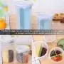 Maßgeschneiderte Lebensmittelbehälter Set Reis Bohnen Lagerglas mit Verschluss Kunststoff Küchen Lagerbox Kühlschrank Lebensmittel Konservierung Behälter, 800ml grün
