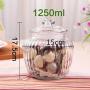 Glass Sealed Jars, Moisture-Proof Kitchen Food Containers, Storage Kimchi/Walnut/Cereal/Oatmeal