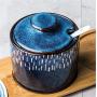 Mini Spice Jars Ceramic kitchen seasoning jar Nordic home creative seasoning jar