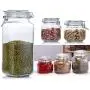 Glass Sealed Jars, Moisture-Proof Kitchen Food Containers, Stored Coffee Beans/Pasta/Cereal/Oatmeal Glass Sealed Jars, Moisture-Proof Kitchen Food Containers, Stored Coffee Beans/Pasta/Cereal/Oatmeal