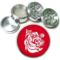 Leo Astrological Sign Horoscope Aluminum Tobacco Herb Spice Grinder