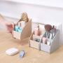 Make Up Accessories Desk Organizer Durable Container Trapezoid Sundries Remote Control Multi layer Home Cosmetic Storage Box,Khaki