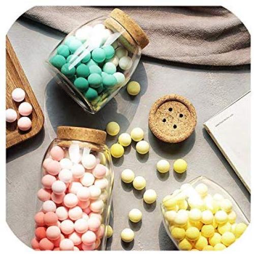 Button Cork Food Candy Storage Tank Kitchen Glass Storage Tank Grains Sealed Jar Coffee Tea Containers,Small Button Meng Tank