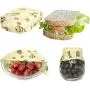 Petits Villageois - Emballages Réutilisables en Cire d'Abeille, Alternative au Film Plastique Écologique, Emballages Naturels Antibactériels, Garde les aliments plus frais plus longtemps. Pack de 3 Petits Villageois - Emballages Réutilisables en Cire d'Abeille, Alternative au Film Plastique Écologique, Emballages Naturels Antibactériels, Garde les aliments plus frais plus longtemps. Pack de 3