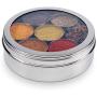 Zinel Stainless Steel Spice Box/Masala Dabba with 7 Comparments and Transparent Lid, 24cm, 24 cm