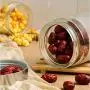 Glasbehälter zur Aufbewahrung, Essensbehälter für Küche, Vorratsgläser für Marmelade/Honig/Kaffee/geätzte Früchte