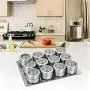 HLDWXN Spice Jars,Stainless Steel Spice Jars Storage Containers Set Spice Seasoning Boxes 12 - Piece Set Magnetic Portable Spice Tins Set,for Barbecue/Restaurant/Kitchen, etc,Kitchen Supplies HLDWXN Spice Jars,Stainless Steel Spice Jars Storage Containers Set Spice Seasoning Boxes 12 - Piece Set Magnetic Portable Spice Tins Set,for Barbecue/Restaurant/Kitchen, etc,Kitchen Supplies