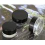 6PCS 5ml/0.17OZ Empty Clear Glass Creams Bottles Makeup Beauty Skin Care Lotions Eye-crams Jars with Plstic Black Cap Facial Scrub Ointment Cosmetic Containers Refillable Portable Travel Trial Packing