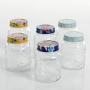 The Pioneer Woman Spring Bouquet 16oz Jars In A Wooden Crate - Set of 6