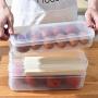 Plastic Storage Refrigerator Storage Boxes Bin Save Space non Toxic Eco Friendly Healthy Home Organizer Food Container Jar,A