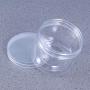Hemoton 5pcs Sealed Jar Non-toxic Plastic Empty Safe Empty Bottle Storage Containers for Food Cream Scented Tea