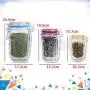 YXTHON 20 Stück Wiederverwendbare Mason Jar Gläser Beutel Ziplock Beutel Transparente Lebensmittelbehälter Küchenorganizer Dichtungsbeutel für Reisen, Camping und Kinder