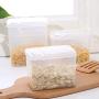 OUNONA 1.2L Kitchen Food Crisper Food Container Box Storage Box (Transparent)