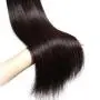 Unice Haar 8A Malaiische Gerade Haar 4 Bündel Reines Unverarbeitetes Menschliches Haar Weft-Erweiterungen – Angebot mit Gemischten Längen (14 16 18 20, Naturlich Schwarz)