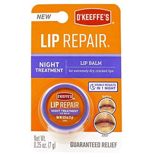 OKeeffes Lip Repair Night Treatment Lip Balm .25oz Jar